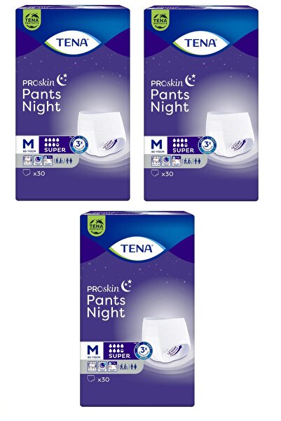 TENA Proskin Pants Night Medium Orta Emici Külot 90 Adet