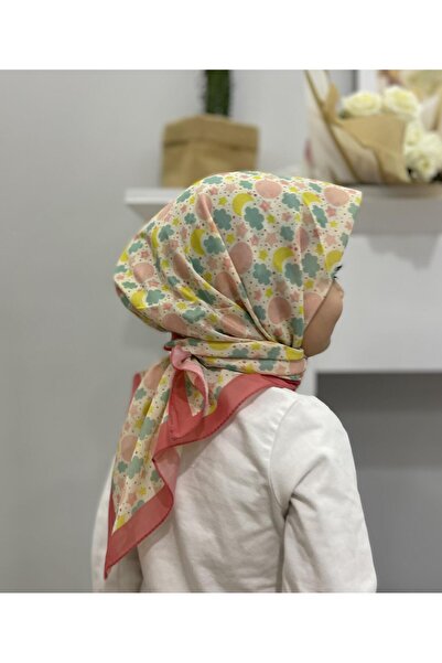 başörtü dükkanı Kids Gökyüzü Desen Eşarp