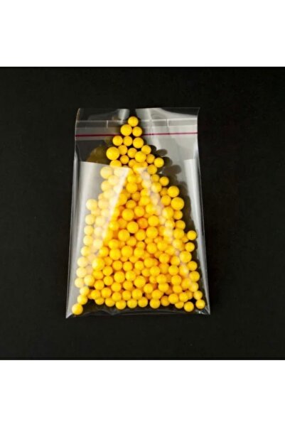 ELİF AMBALAJ Jelatin Bantlı Yapışkanlı Naylon Poşet 50 Adet 13x25 (13x20+5)