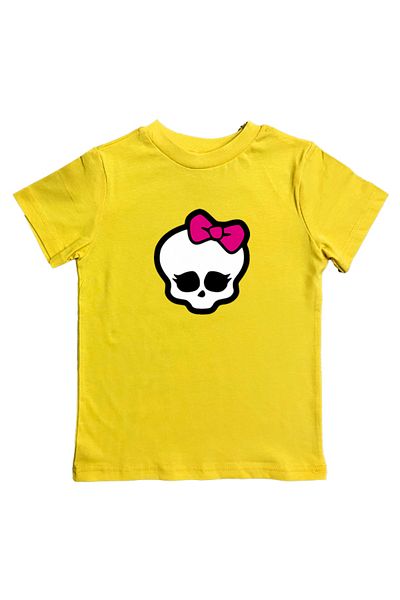 MONSTER HIGH printed cotton combed cotton fabric summer children's T-shirt