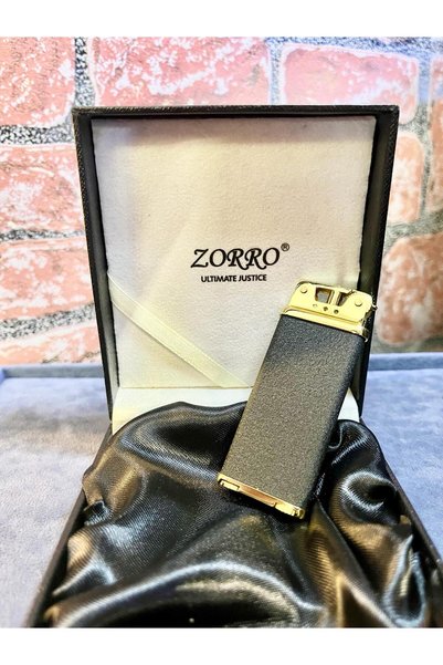 Zorro SLİM MODEL ŞIK TASARIM ULTRA İNCE BENZİNLİ ÇAKMAK