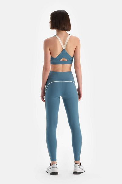 Dagi Hellblauer Low-Cut-Sport-BH für Damen