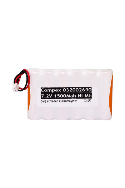 POWER-XTRA Compex Muadil 7.2 Volt 1500 mAh Ni-Mh Medikal Batarya Paketi