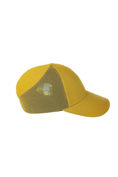 KANCA SAFETY Koruyucu Top Kep Baret Darbe Emici Şapka Sarı