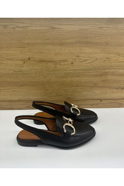 Rachel Pantofi de damă casual din piele naturală neagră