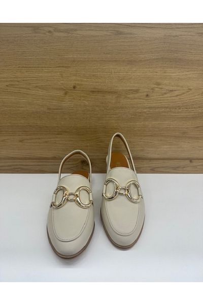 Rachel Milano 15001 Pantofi de damă casual din piele naturală bej