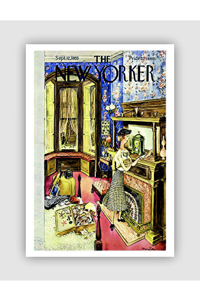 fırsatlar diyarı September 12,  1953  The New Yorker Duvar Posteri - Kalın Kağıt - Çerçevesiz