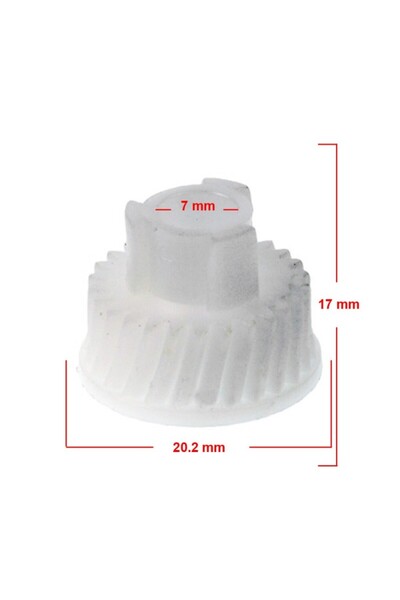 Makodesign خلاط فيليبس HR2830 متوافق مع بلاستيك جير - 2 قطعة