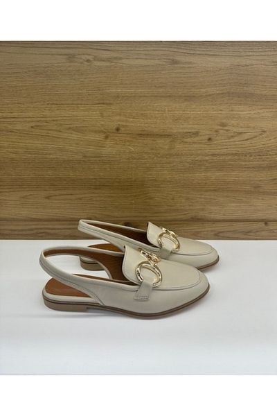 Rachel Milano 15001 Pantofi de damă casual din piele naturală bej
