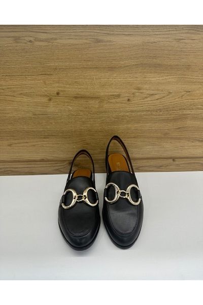 Rachel Pantofi de damă casual din piele naturală neagră