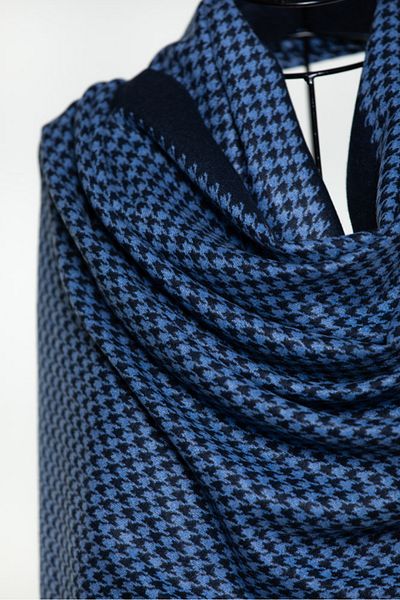 MAWLANA CASHMERE & SILK MODAL CASHMERE JACQUARD SHAL