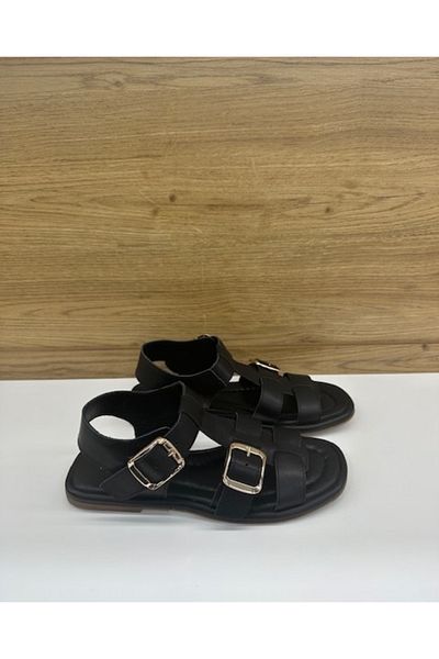 Rachel Sandale casual pentru femei Milano 29626 din piele neagră