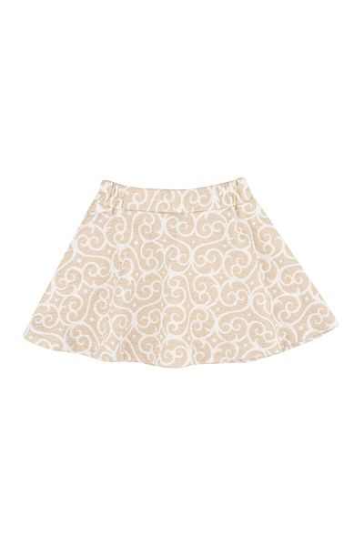 best kids Girl's Ecru-gold Skirt