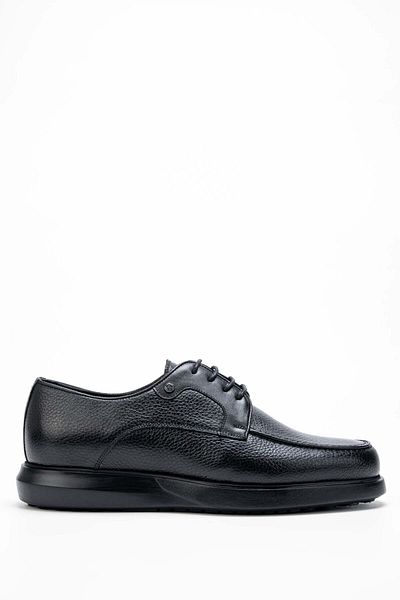 Tamer Tanca Genuine Leather Black Men's Casual Shoes