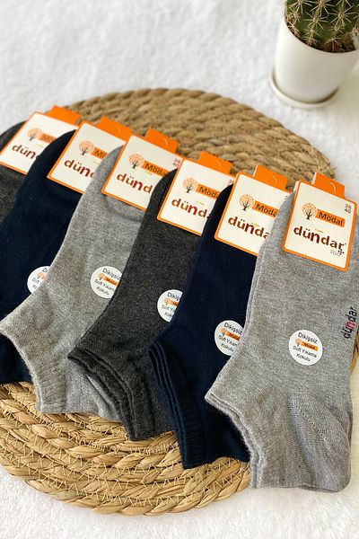 Dündar Scented Bamboo 6-Piece Booties Socks