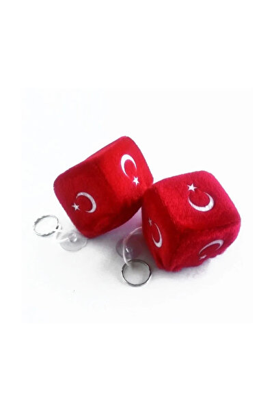 RAMUKE Türk Bayraklı Vantuz Araba Süsü 2'li Paket