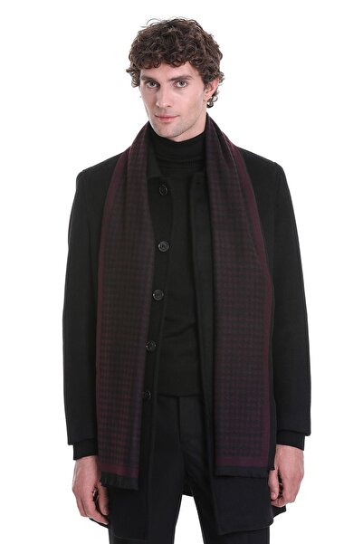 Hatemoğlu Black Patterned Scarf