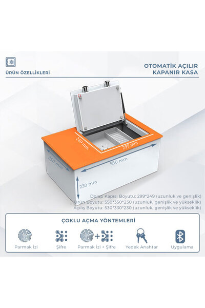 HAKAN KASA Akıllı Gömme Çelik Kasa