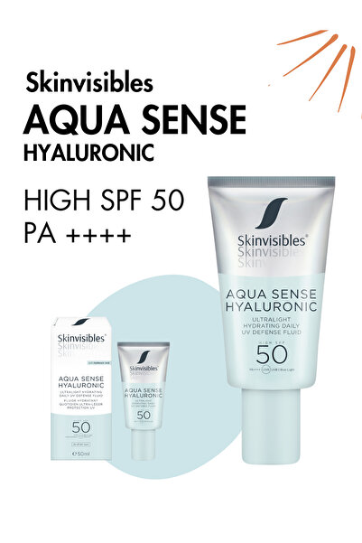 Skinvisibles Aqua Sense Hyaluronic Fluid SPF 50 PA++++ Güneş Kremi 50 ml