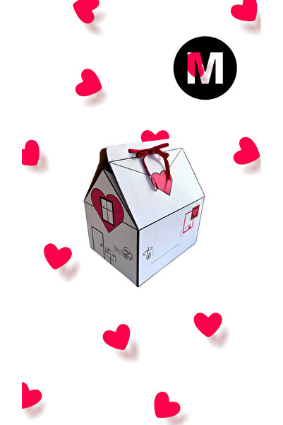 Beige & Stone Sevgililer Günü Kutusu M Boy