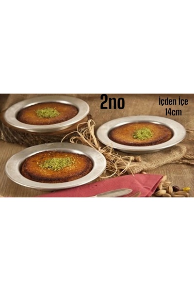 Tabibu Künefe tabağı künefe pişirme tepsisi aliminyum 2ADET 2no