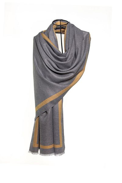 MAWLANA CASHMERE & SILK MODAL CASHMERE DOUBLE SIDED SHALL