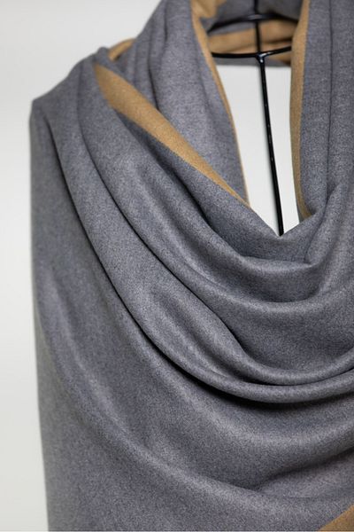 MAWLANA CASHMERE & SILK MODAL CASHMERE DOUBLE SIDED SHALL