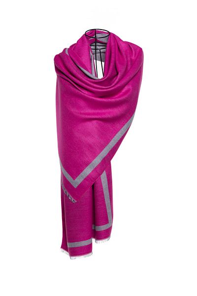 MAWLANA CASHMERE & SILK MODAL CASHMERE DOUBLE SIDED SHALL