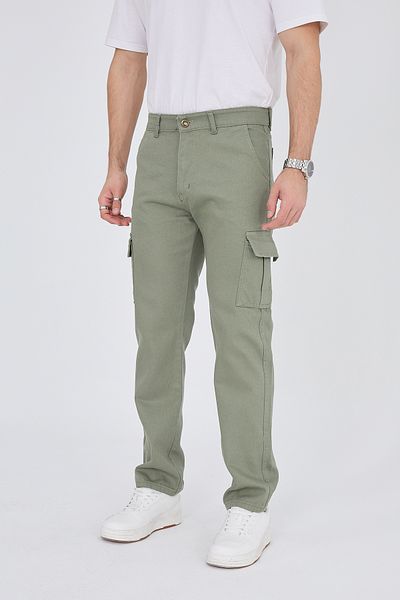 DOAYS Men's Wide Leg Linen Baggy Cargo Pantalon DOAYS-508