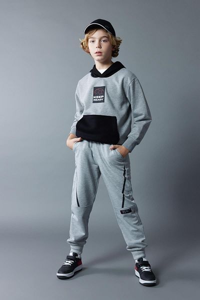 DeFacto Thick Leg - Pocketed Boys' Jogger Sweatpants B5941A823Wn