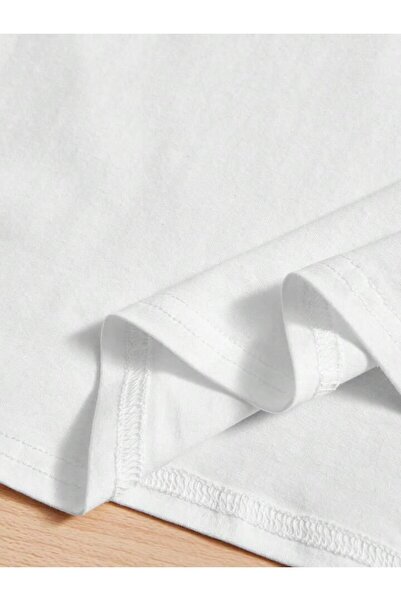 MORNİNG KİDS Boys' White Basketball Player Printed Children's T-Shirt