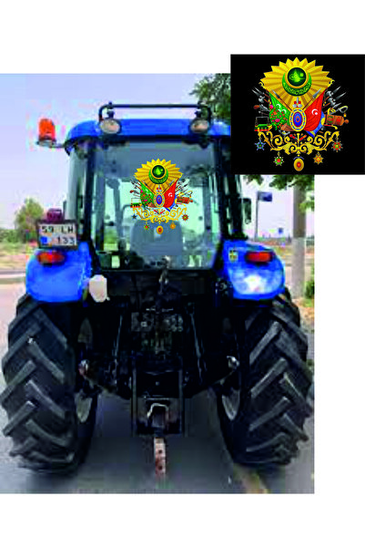 Kurt Reklam Dünyası Traktör otomobil motor Araç sticker Osmanlı  Tuğrası