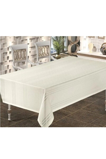 ZESA HOME Colber Çizgi Detaylı Masa Örtüsü 160x100...160x280