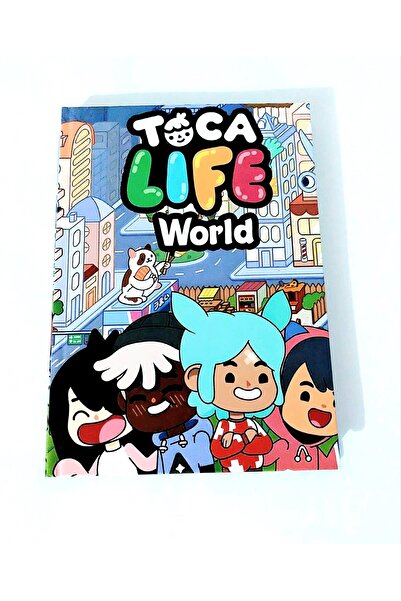 şahane parti Toca Boca Life World Hatıra Defteri A5 Boyut