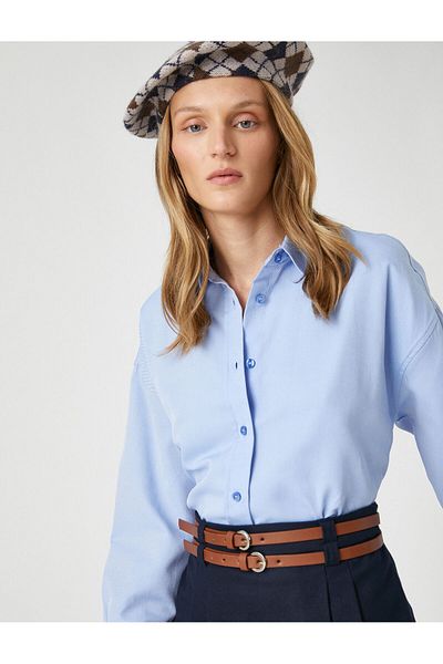 Koton Long Sleeve Oversize Shirt