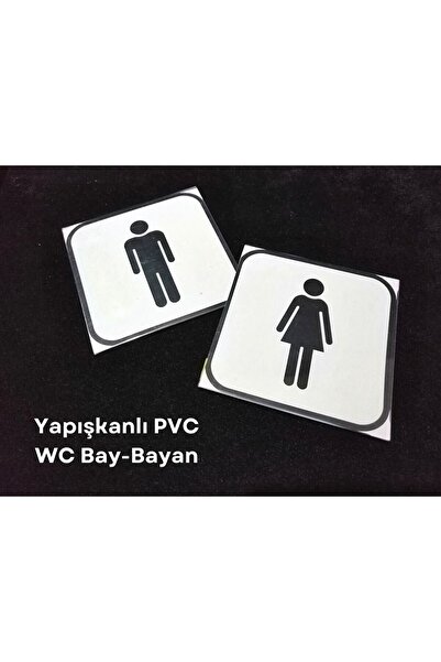 Şeffaf Etiket Indicator WC din PVC adeziv, Semn WC pentru bărbați, Semn de di...
