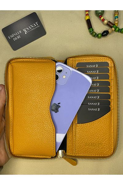 SANAT LEATHER SL-616TC genuine leather phone wallet ART LEATHER