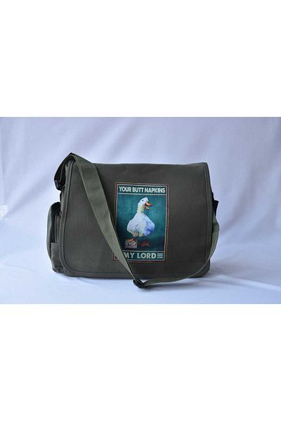 DEEFWEAR Τυπωμένη τσάντα Messenger/Τσάντα Ρυθμιζόμενη ζώνη