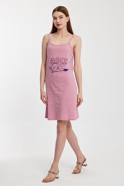 Penyelux Women's Printed Beach Textile Dress Sea Fashion Tunic Pareo Pink