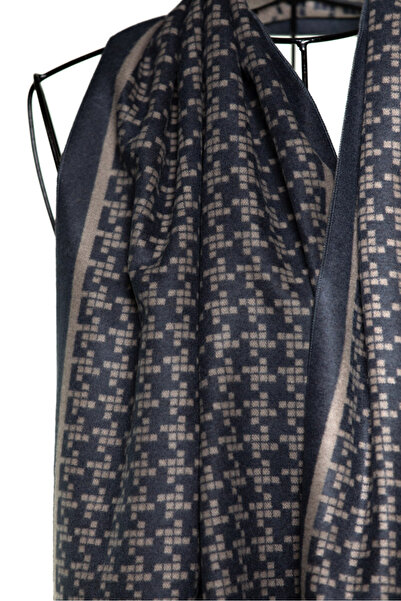 MAWLANA CASHMERE & SILK MODAL KAŞMİR ERKEK FULAR (43X193)