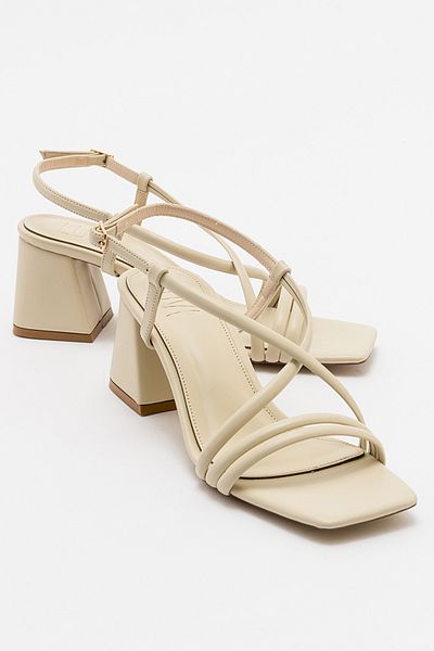 LuviShoes Daisy Beige Skin Pantofi cu toc înalt pentru femei