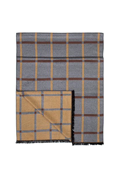 MAWLANA CASHMERE & SILK MODAL KAŞMİR ERKEK FULAR (43X193)