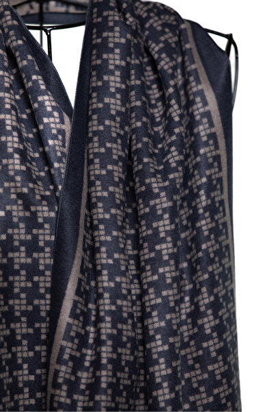 MAWLANA CASHMERE & SILK MODAL KAŞMİR ERKEK FULAR (43X193)