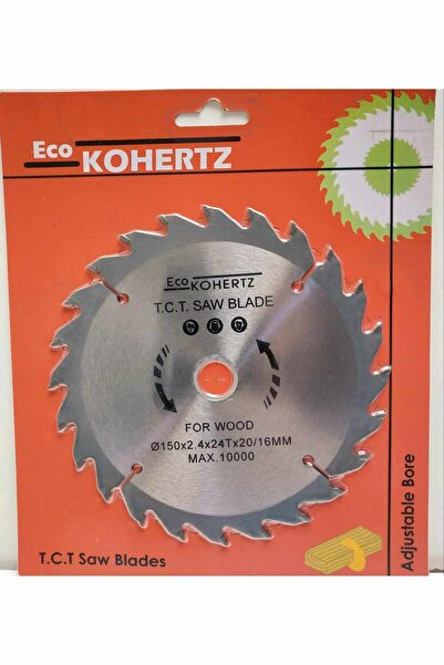 kohertz Daire Testere Bıçağı, Sunta Kesme Testeresi, 150X24