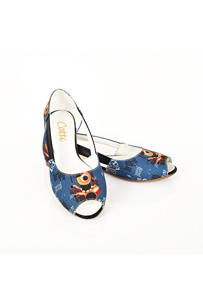 Cotto Shoes Кольорова лляна жіноча сорочка з принтом Babet