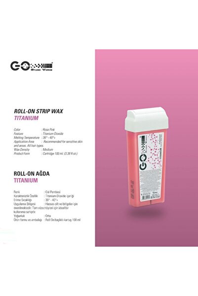 Go Studio Works Roll On Kartuş Ağda Titanium