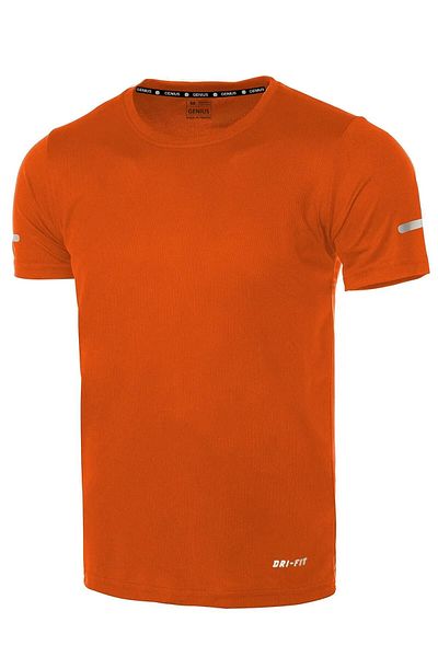 GENIUS STORE Men's Moisture Absorbing Quick Dry Athletic Technical Performance Sports T-shirt Drıfıt-shortcut