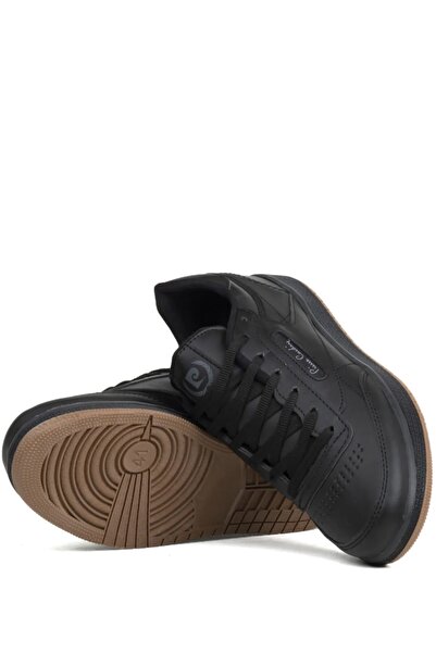 Pierre Cardin 30813SİYAH CİLT Carkan Snekkear Günlük Erkek Spor Ayakkabı