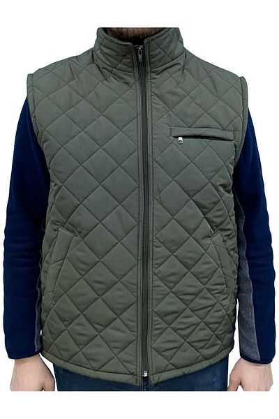YLÇ Quilted Puffer Vest with Fleece Inside