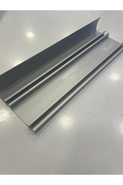 VANESSA PERDE Алюмінієвий декоративний карниз із металевим ковпаком, сірий, 350 см